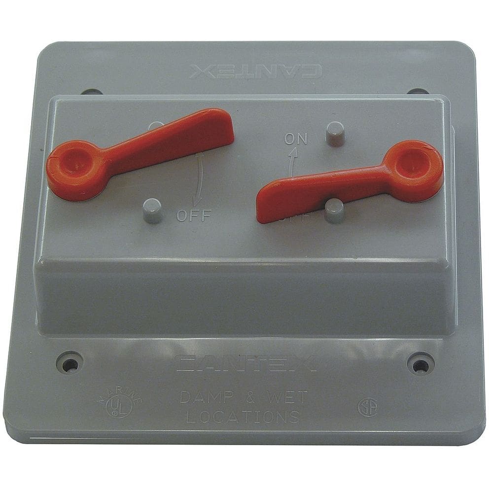 Tampa elétrica à prova de intempéries Caixa de PVC Cantex 5133331