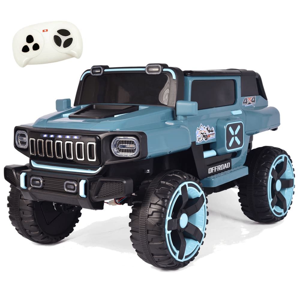 Carro Elétrico Zippy Toys Space Cross 4×4 Azul 12V Controle