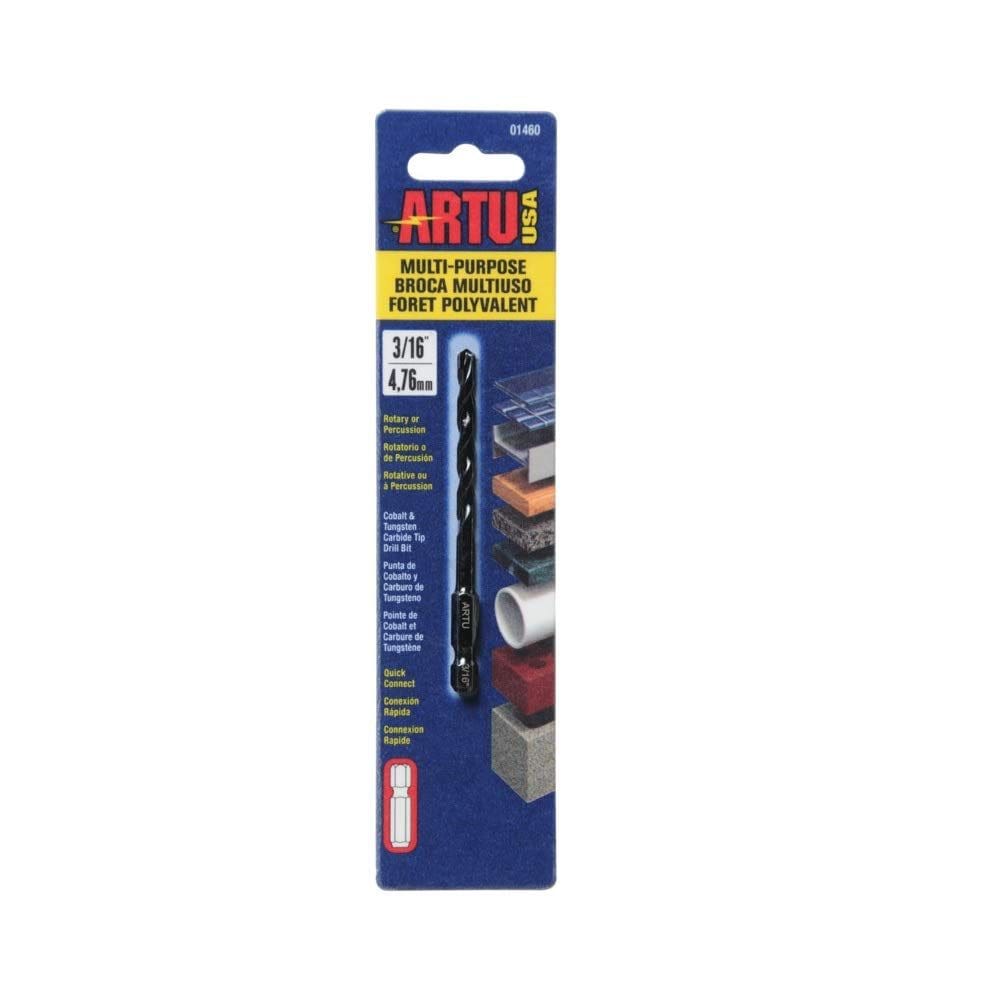 Broca ARTU-USA 3/16” de conexão rápida multiuso
