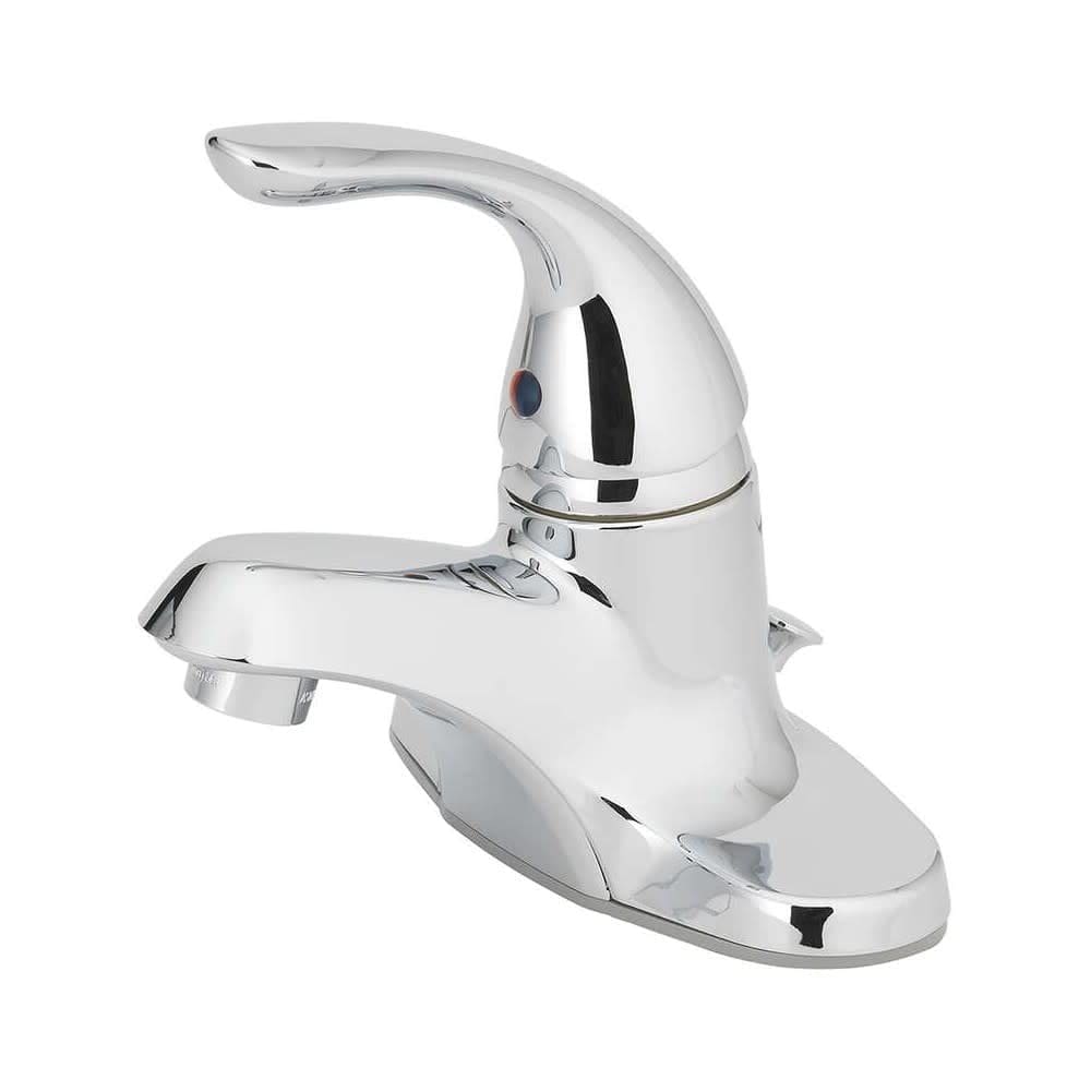 Torneira Oakbrook Lavatory 4” de alça única cromada 1,5 Gpm