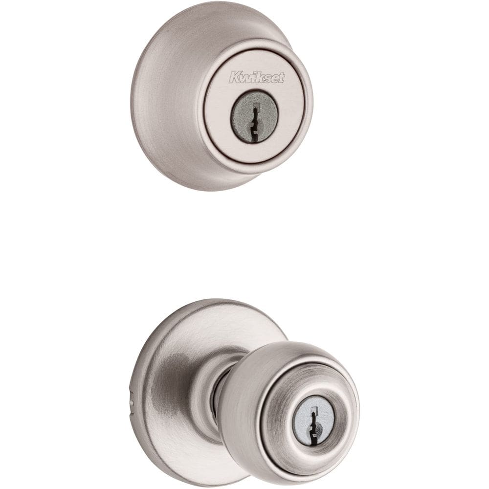 Pacote combinado de maçaneta e fechadura Kwikset Polo 96900-320