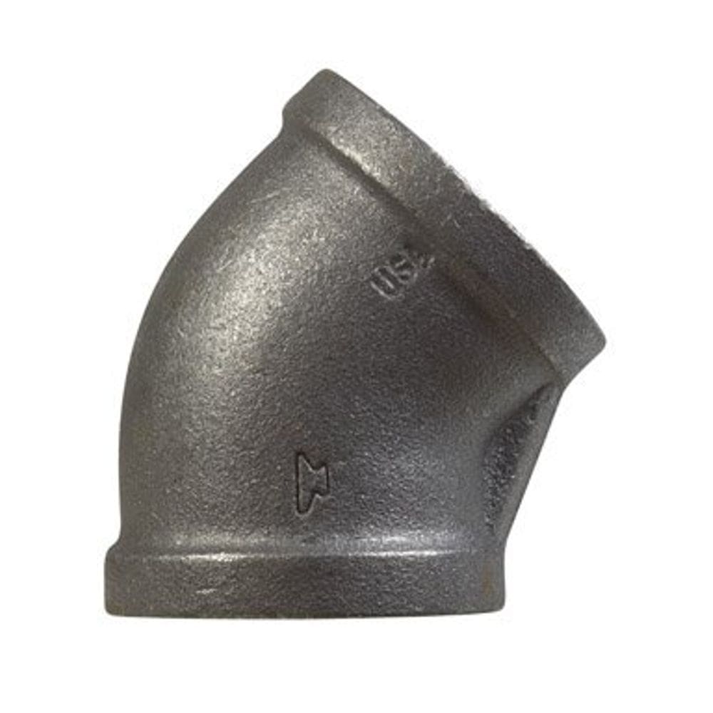 Encaixe de tubulação de mangueira Anvil International 1.5” Black Elbow