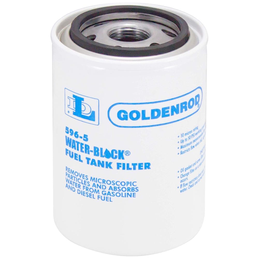 Filtro de combustível Goldenrod 596 com absorção de água de 10 mícrons
