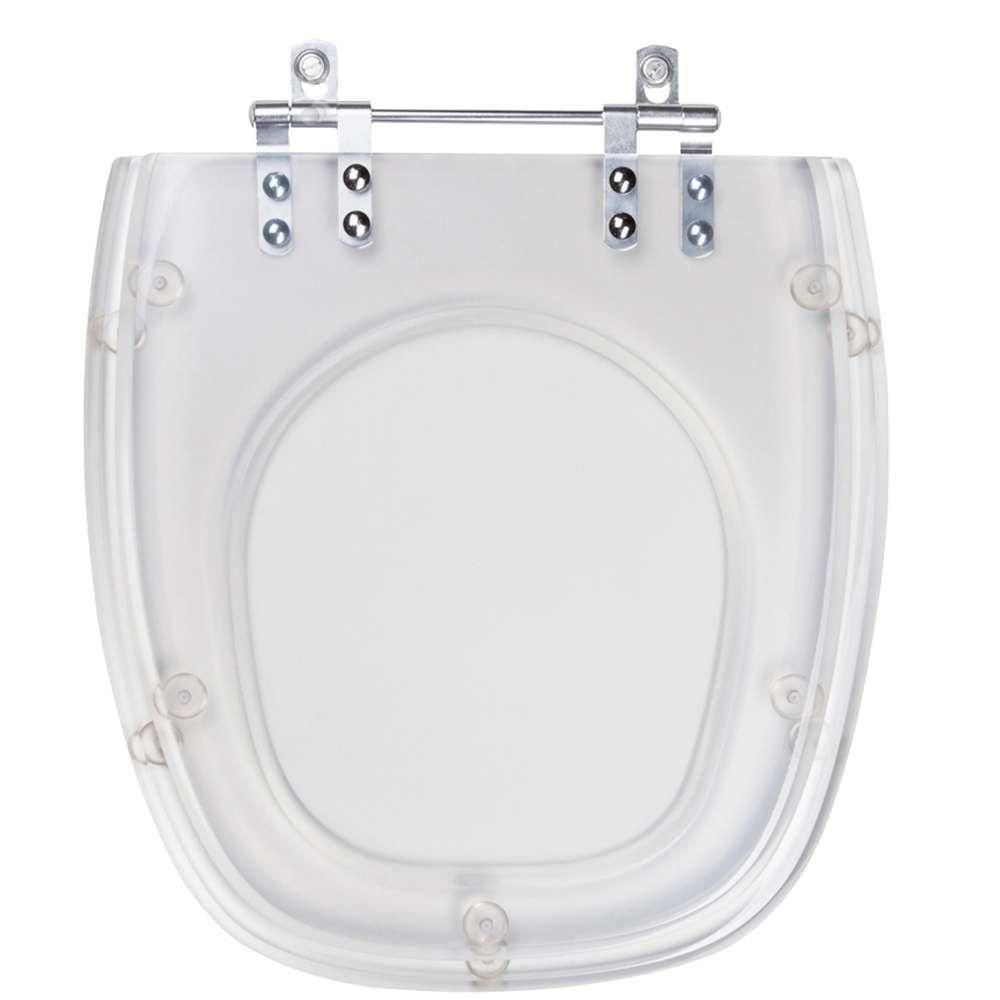 Tampa De Vaso Acrilico Transparente Suite Para Bacia Incepa 6lpf