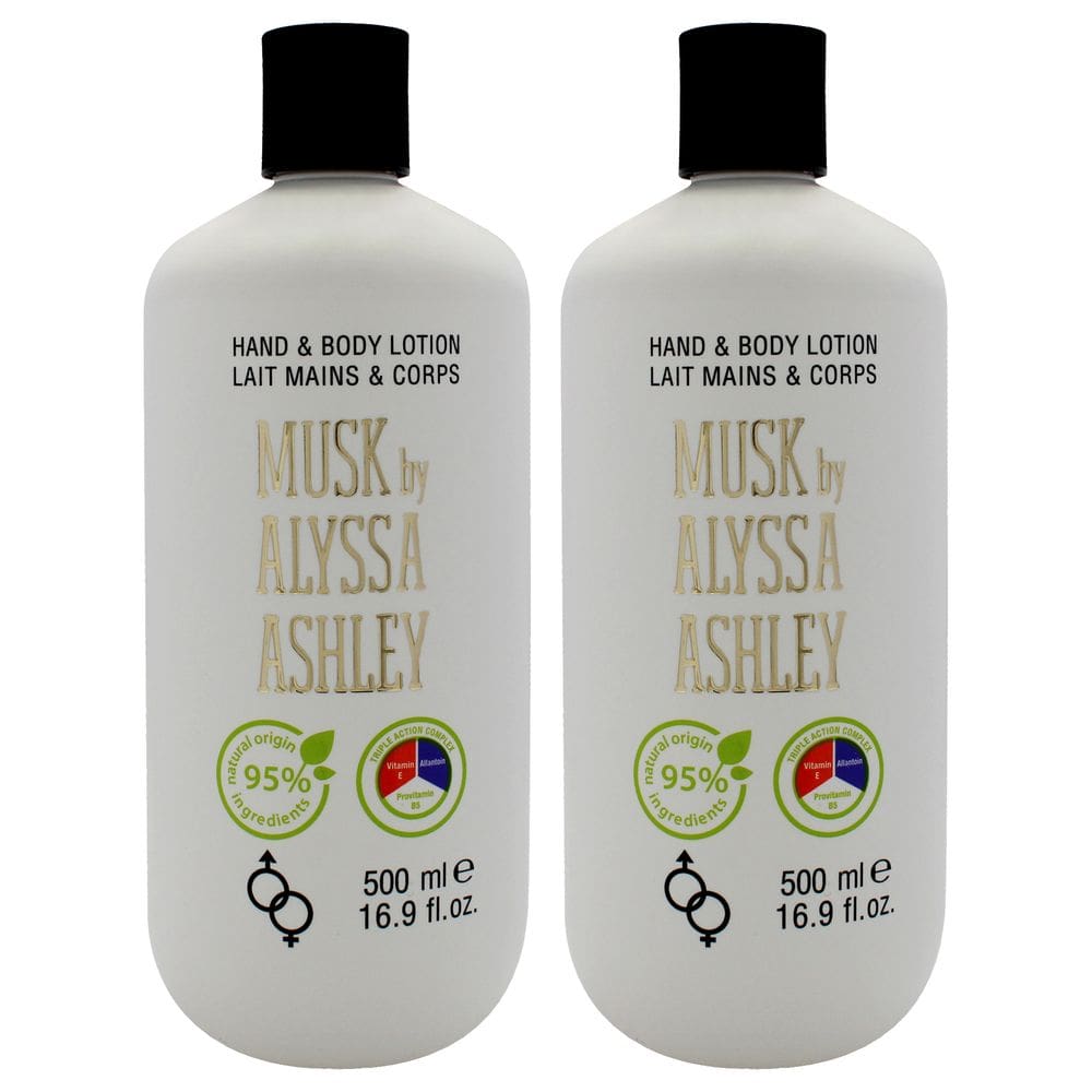 Loção para mãos e corpo Alyssa Ashley Musk 500ml unissex