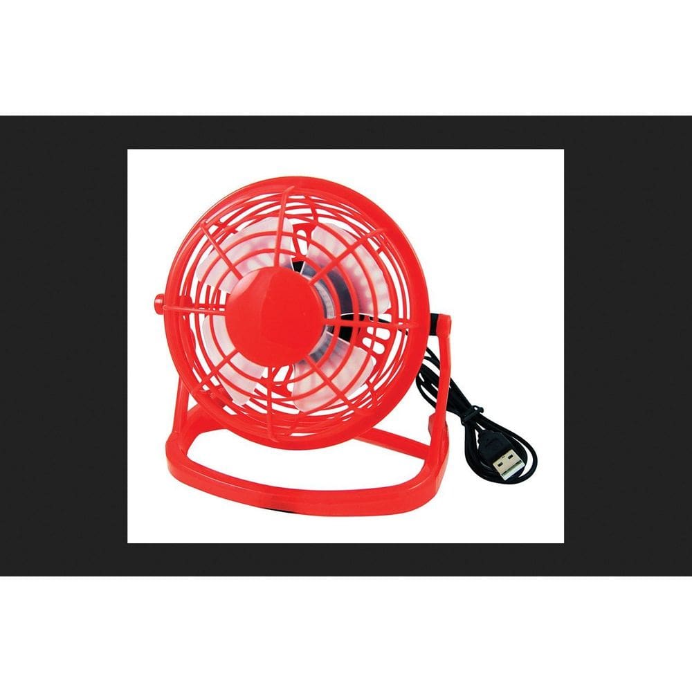 Mini ventilador USB, refrigeração pessoal de 4 polegadas e 4 pás