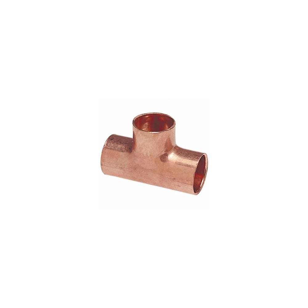 Copper Tee NIBCO 1/2” Sweat Pipe, pacote com 10 unidades