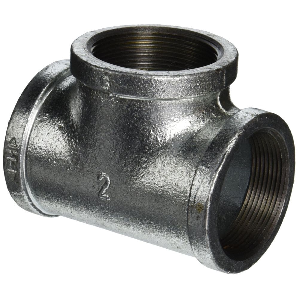 Encaixe de tubulação de mangueira LDR Industries 311 T-2 5 cm galvanizado