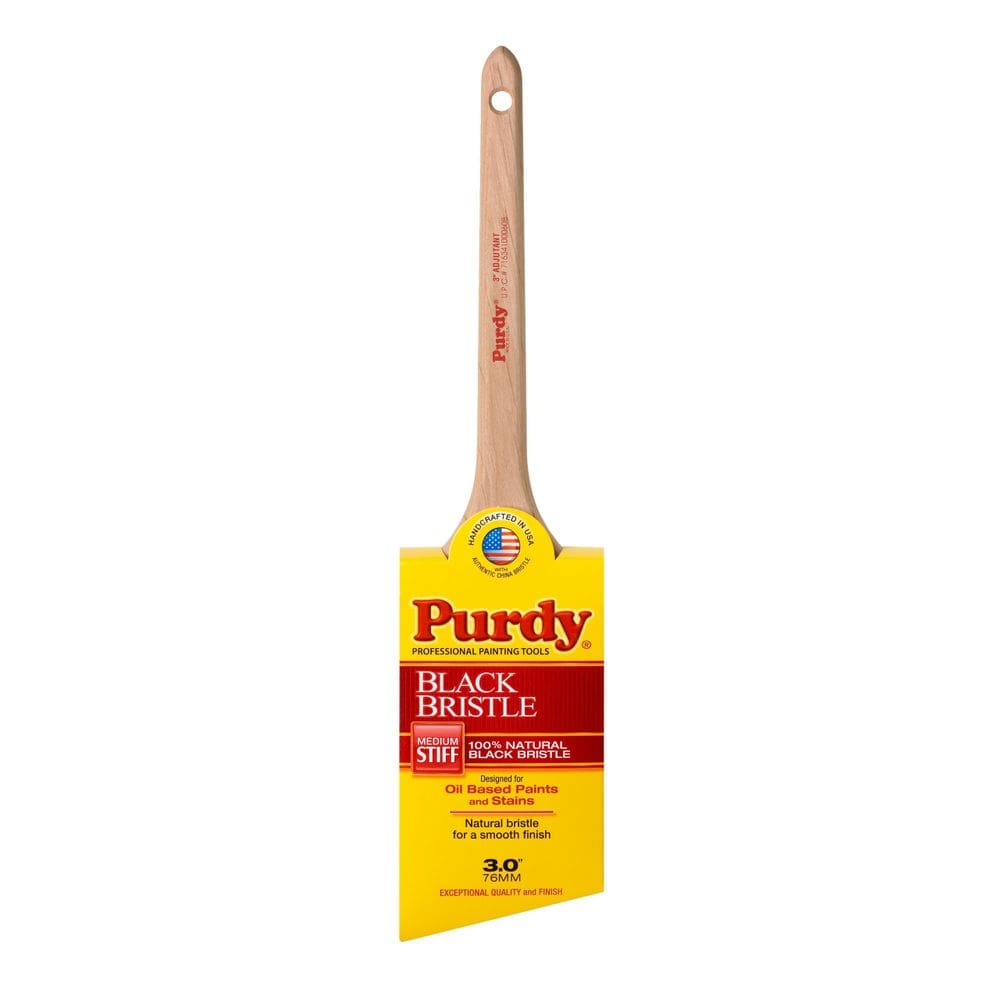 Pincel de pintura Purdy 3” Adjutant Angled Black Bristle
