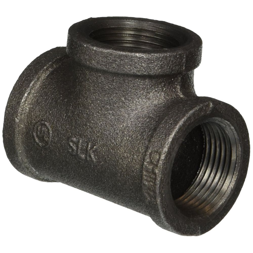 Encaixe de tubulação de mangueira LDR Industries 310 T-1 Tee de 1 polegada preta