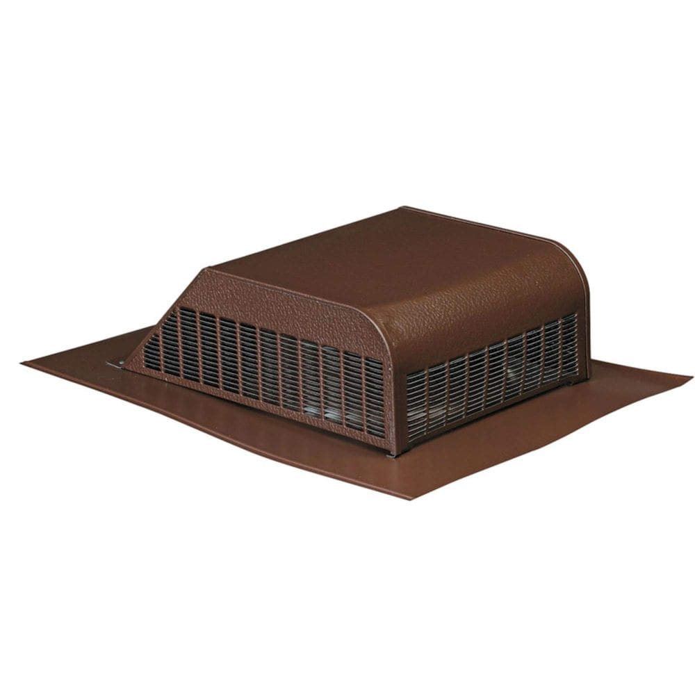 Conjunto de ventilação de telhado Ventilador de ar inclinado para trás 9x38x41 cm marrom