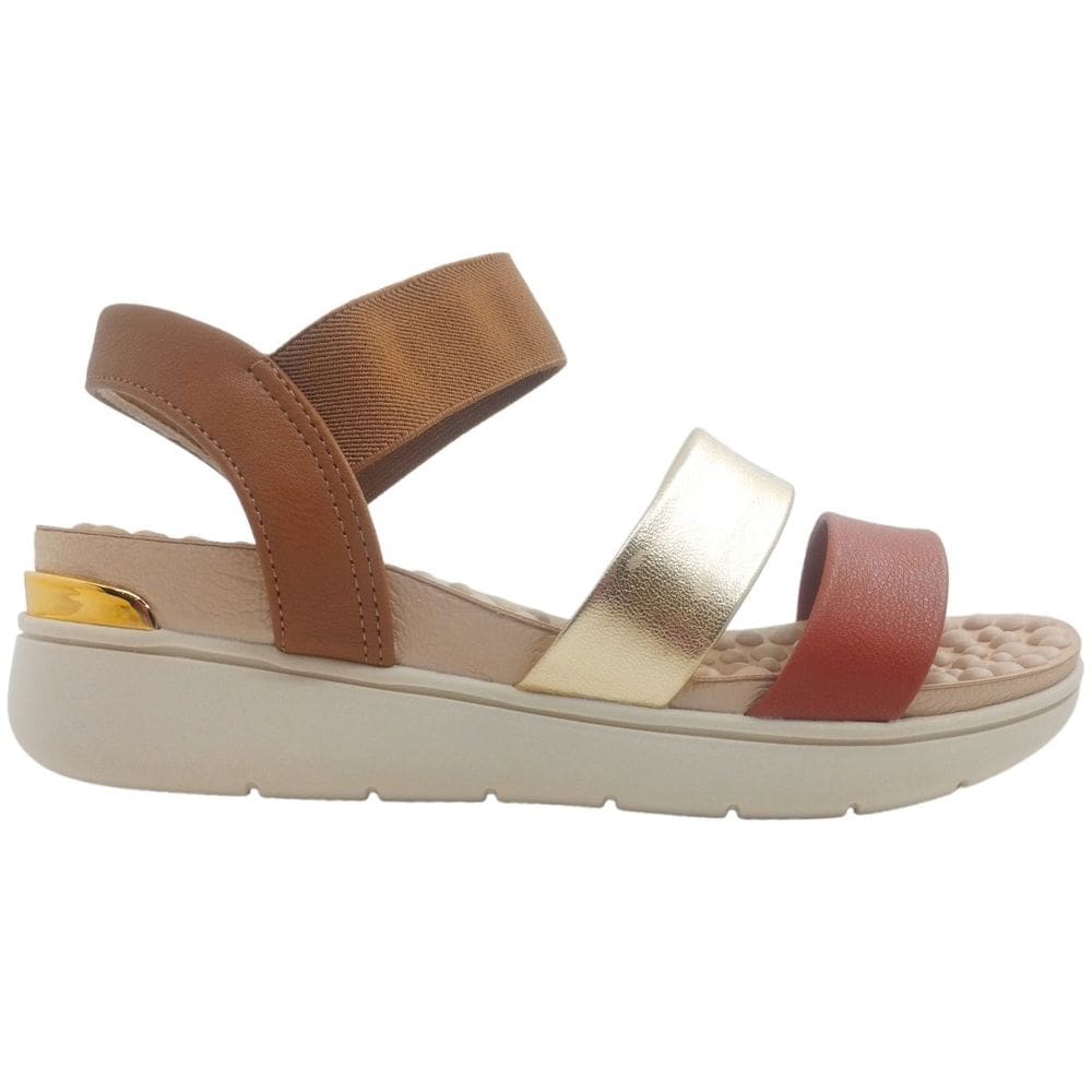 Sandália Feminina Casual Dia a Dia Passeio Trabalho Ultra Conforto Palmilha Massageadora Anatomica Modare 7151.119