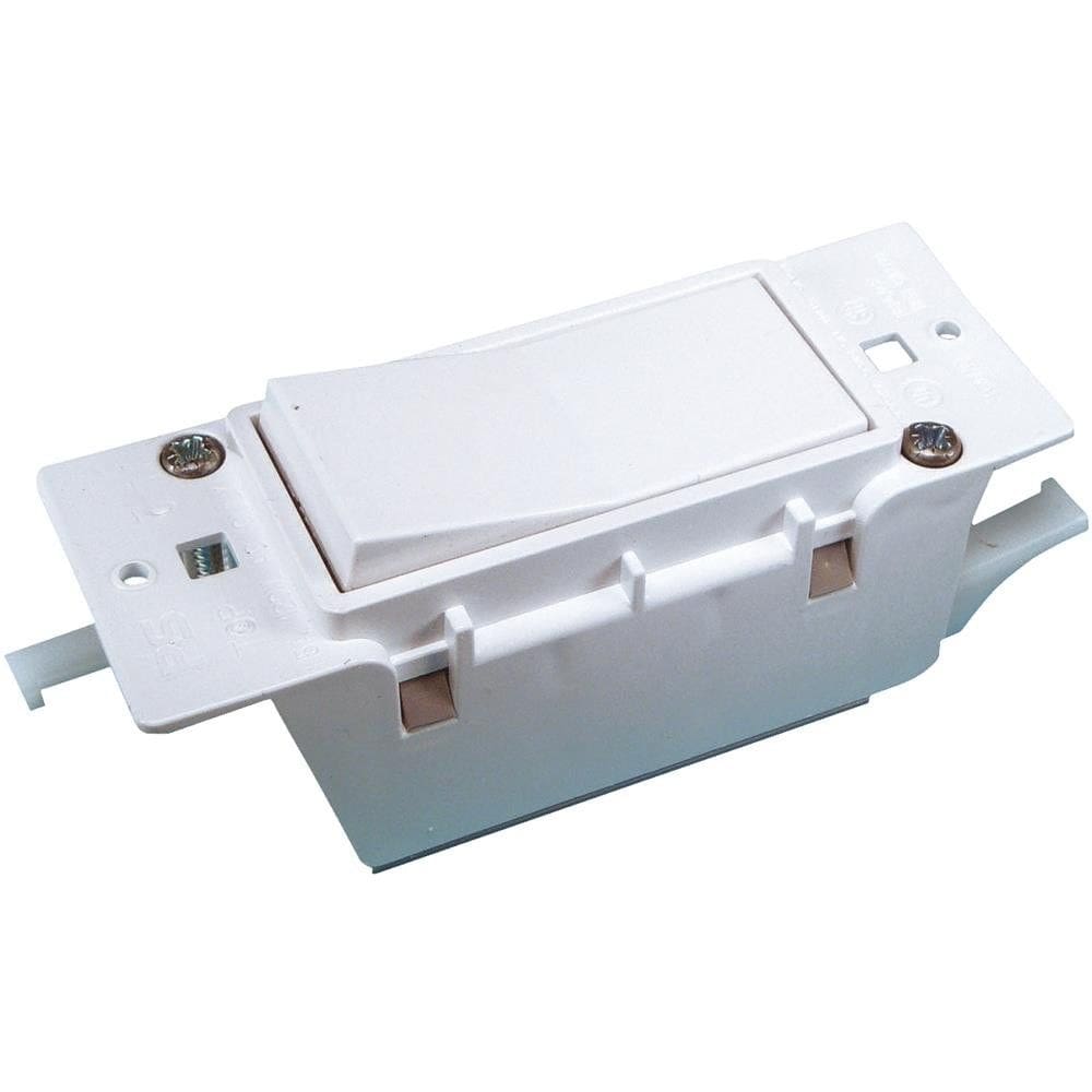 Interruptor elétrico único ESTADOS UNIDOS HDW E-119C Branco