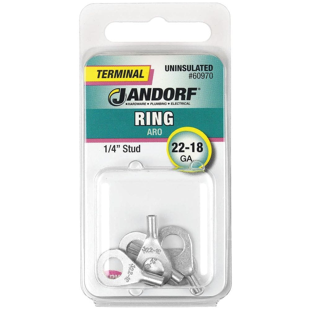 Terminal Jandorf Ring 60970 22-18 AWG em cobre estanhado
