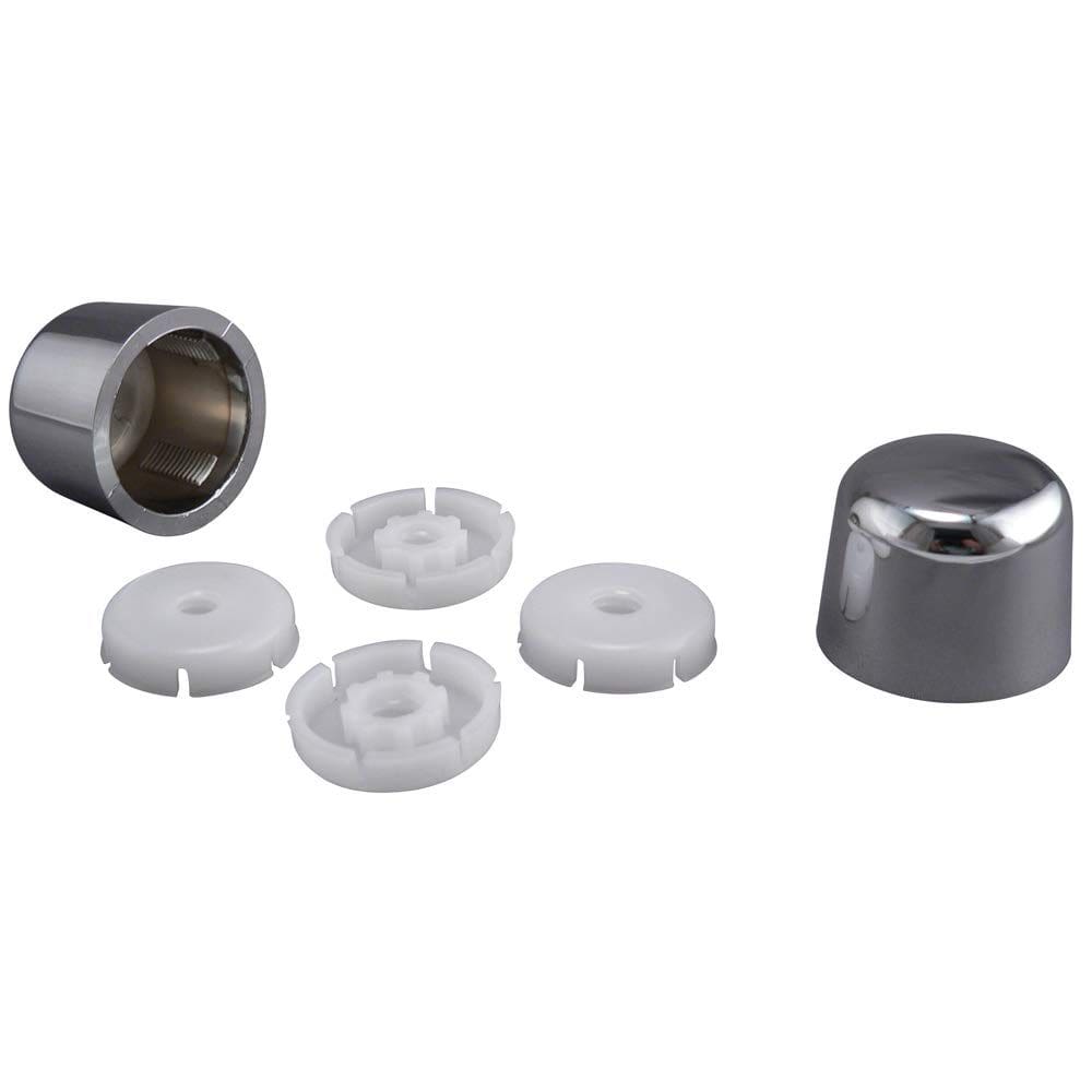 Tampas de parafusos de banheiro Plumb Pak PP835-30PCL, cromo polido, 2 unidades