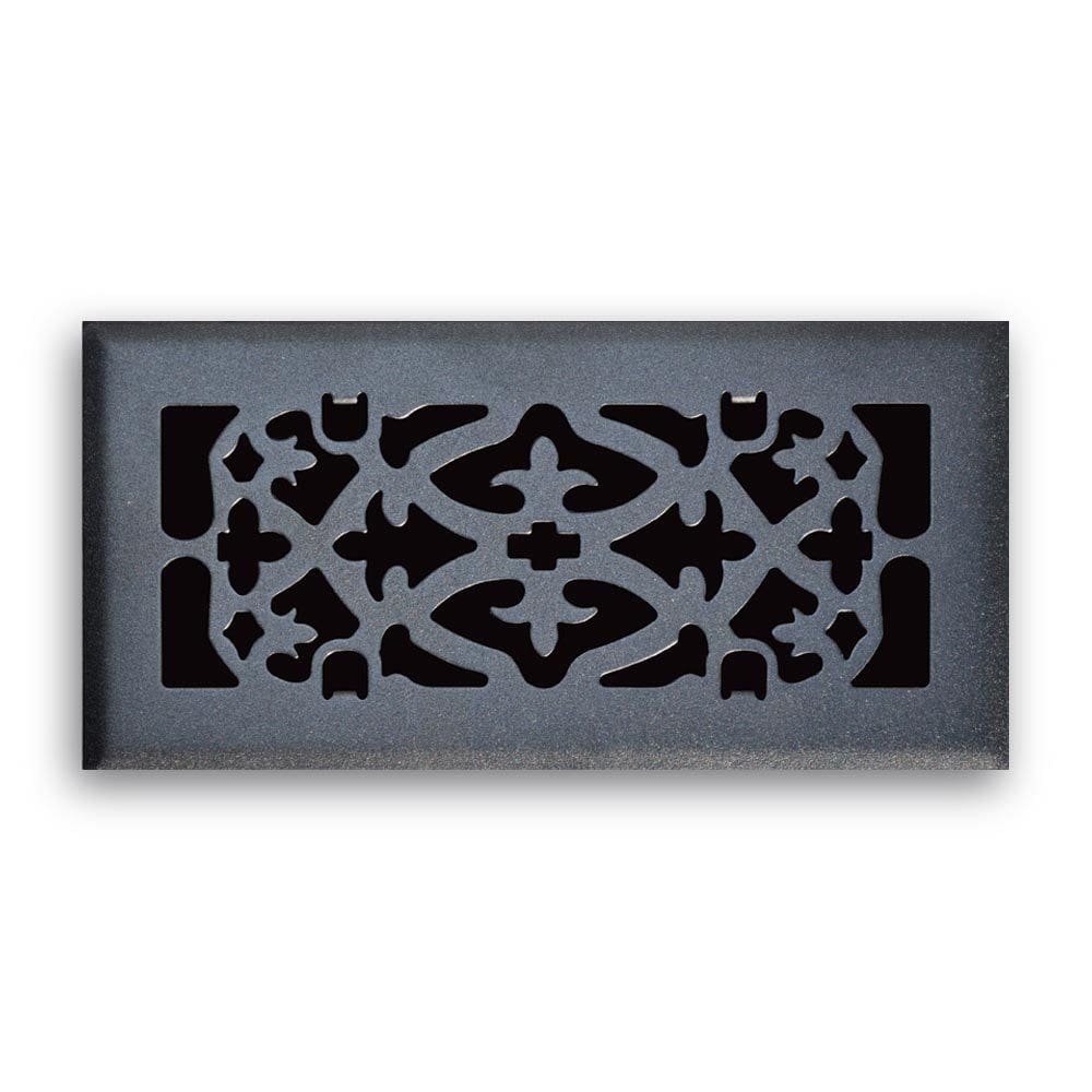 Difusor de piso ornamental preto fosco Truaire de 11,5x5,5 cm