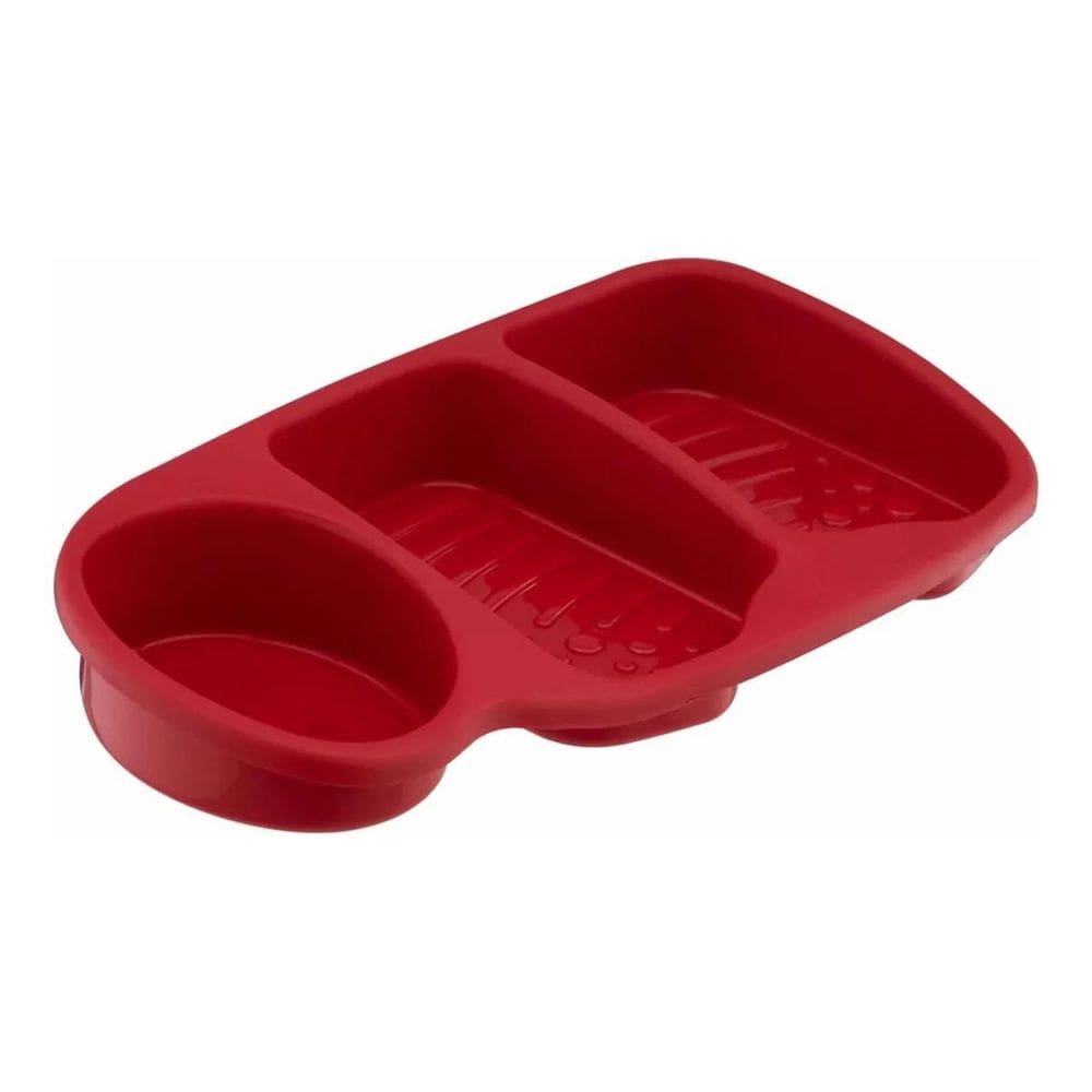 Porta Detergente Esponja Vermelho Intenso Plasútil