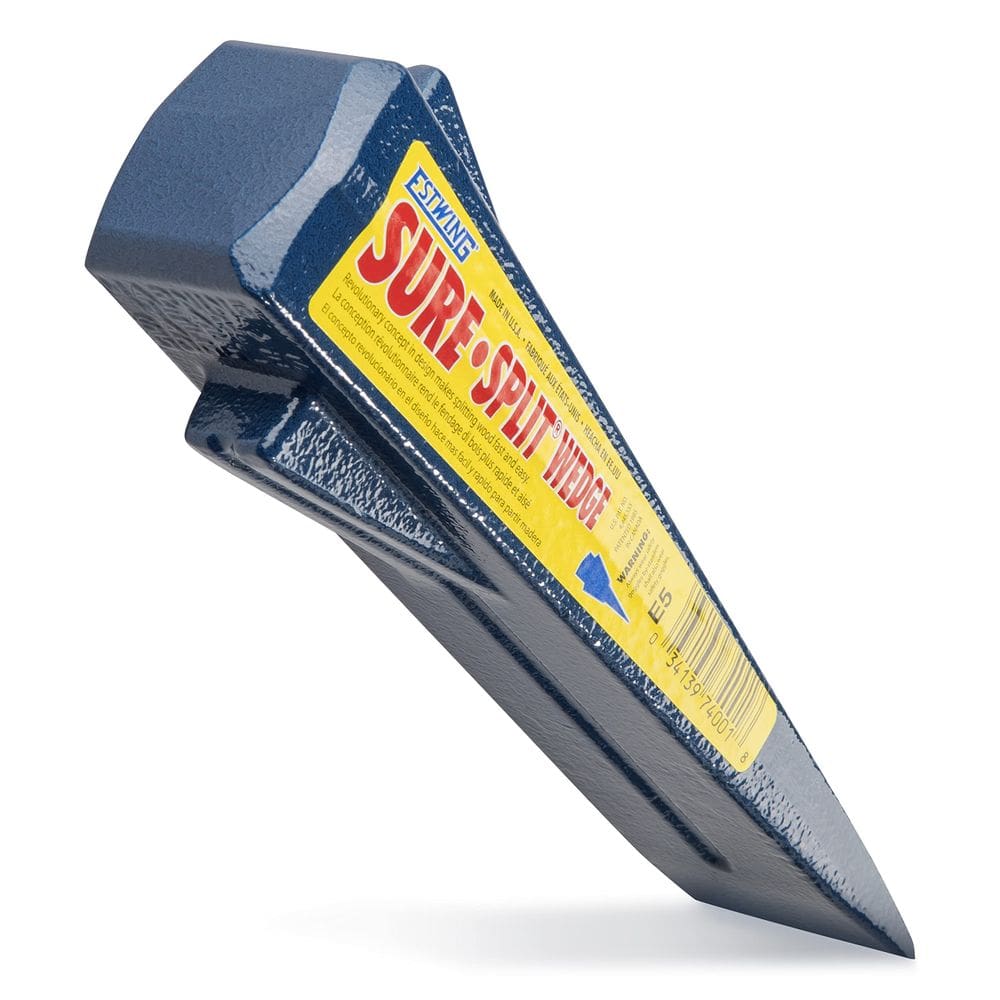 Axe Estwing Sure Split Wedge 5 libras de aço forjado com borda de 4,8 cm