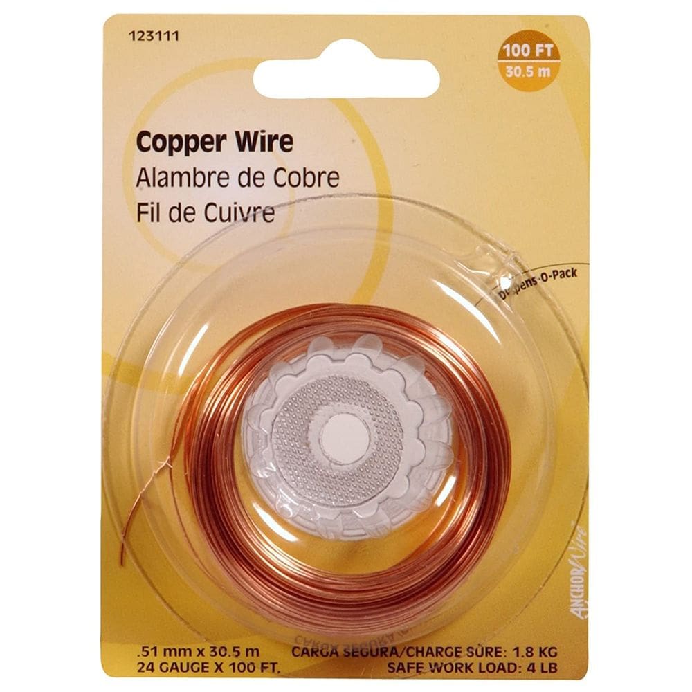 Wire Hillman 123111 Copper Hobby, calibre 24, 30,5 m