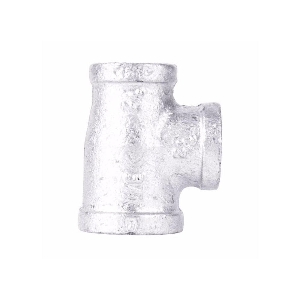 Encaixe de tubulação de mangueira LDR Industries Zinc Reducing Tee 1,9 x 1,3 cm