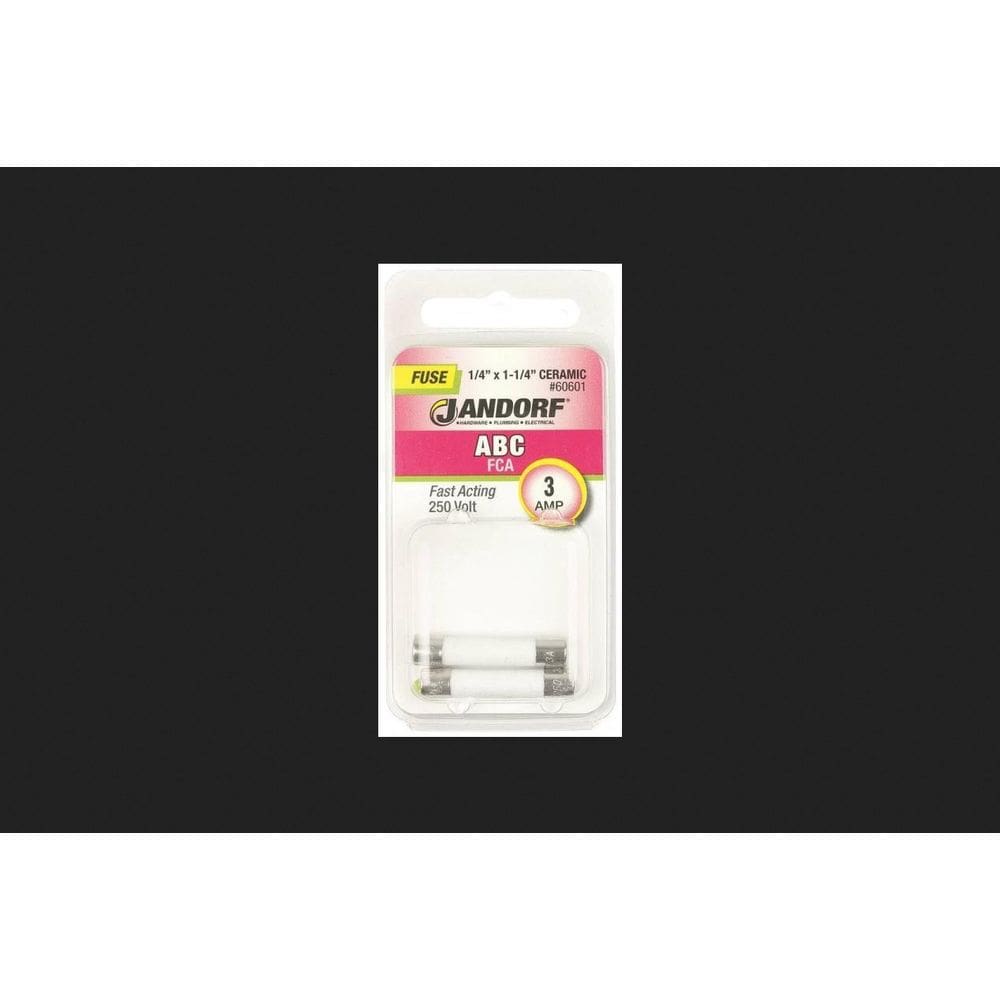 Fusível cerâmico Jandorf 60601 ABC 3A 250V