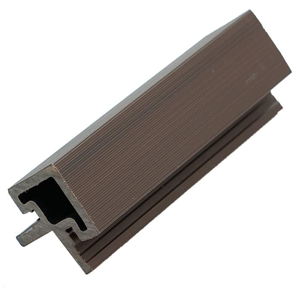 Cantoneira para Painel Ripado Modaza 90° WPC Externo, 4,95 x 290 cm, Ipê