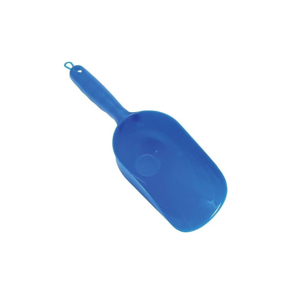 Colher de alimentos para animais de estimação Aloe Care, 2 xícaras de plástico azul