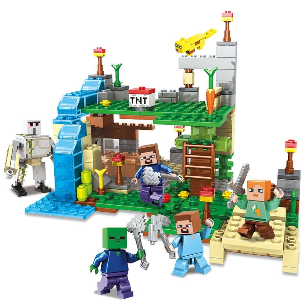 Bloco de Montar Cachoeira Craft Brinquedo 378 pçs - 81005