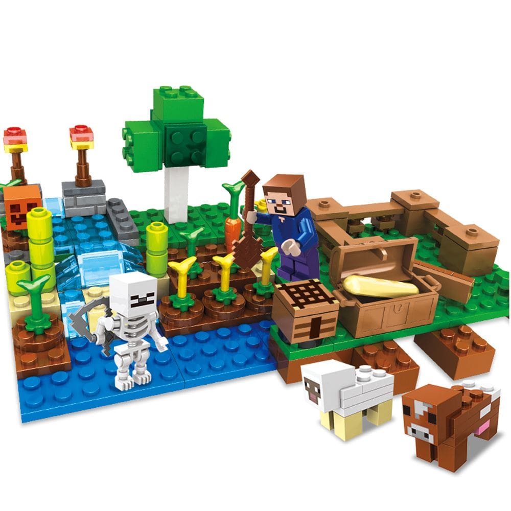 Bloco de Montar Vila Craft Brinquedo 210 pçs - 8804