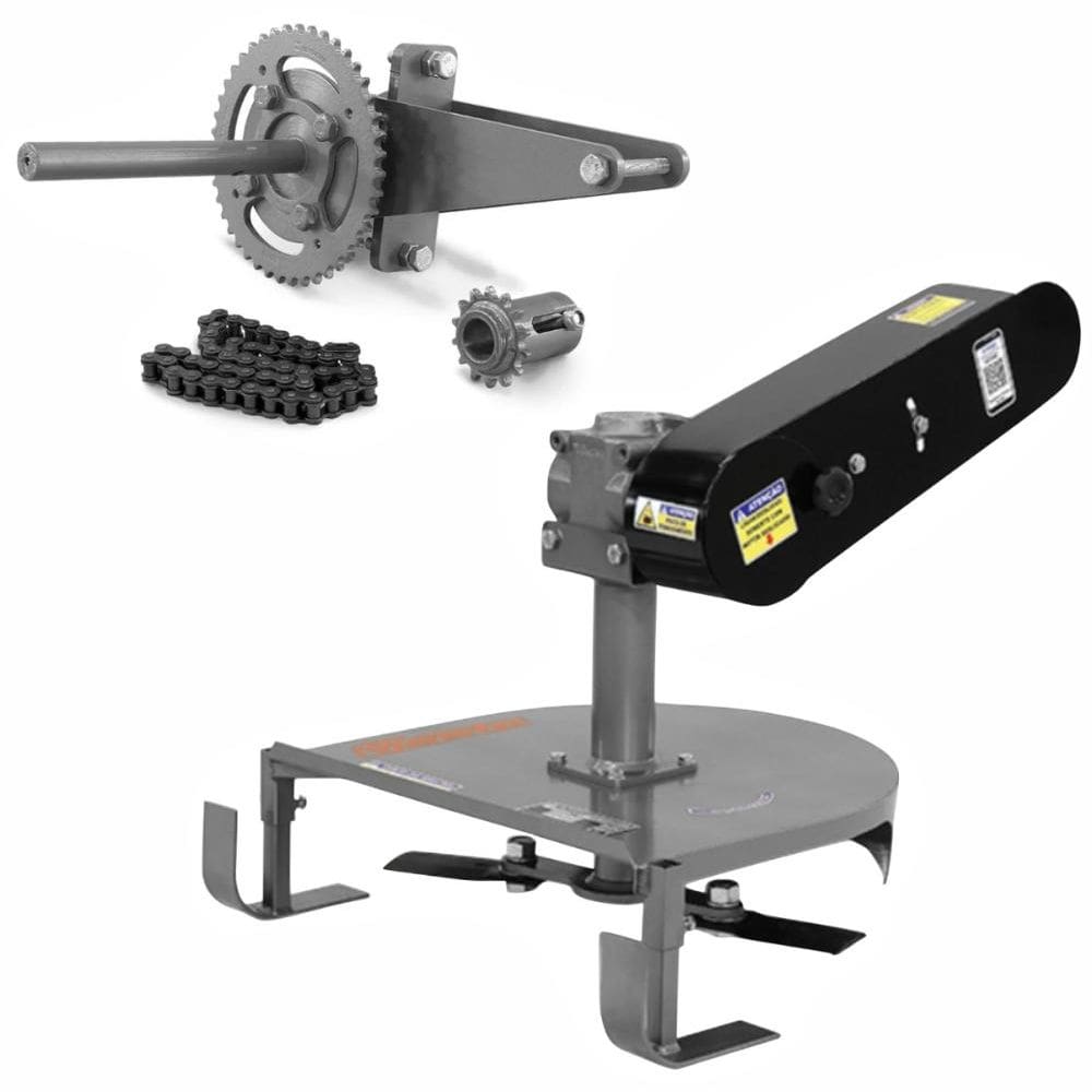 Roçadeira Frontal RF500 Para Motocultivadores E kit Redutor Velocidade