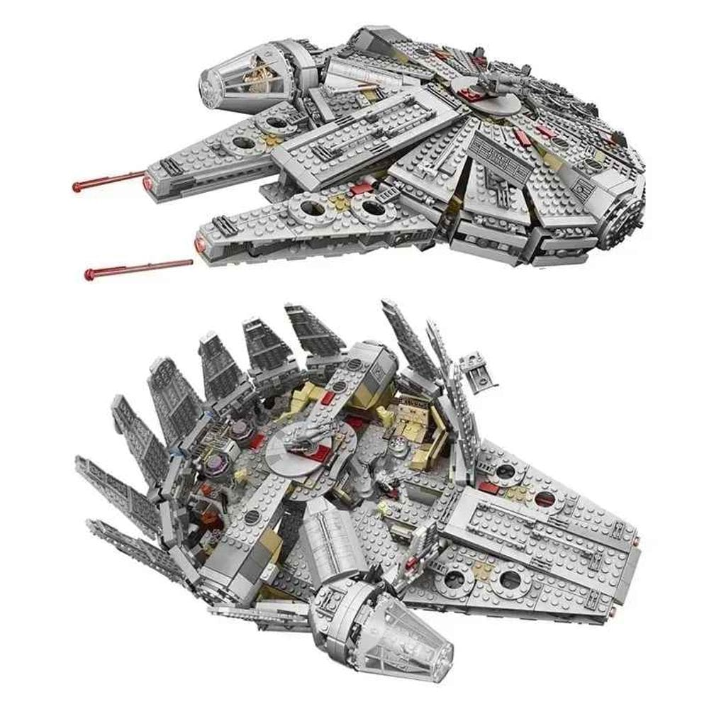Nave Star Wars Millennium 1381 Peças Bloco de Montar