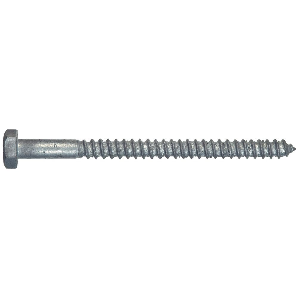 Parafuso hexagonal Hillman 5/16 x 2,5 cm galvanizado, pacote com 100