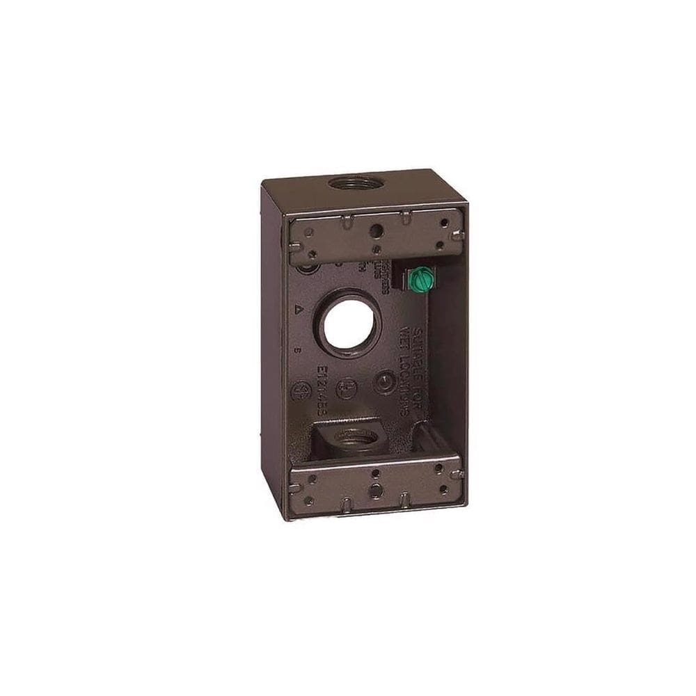 Caixa à prova de intempéries Sigma Engineered Solutions 14250BR 1/2” com 3 furos e 1 gangue