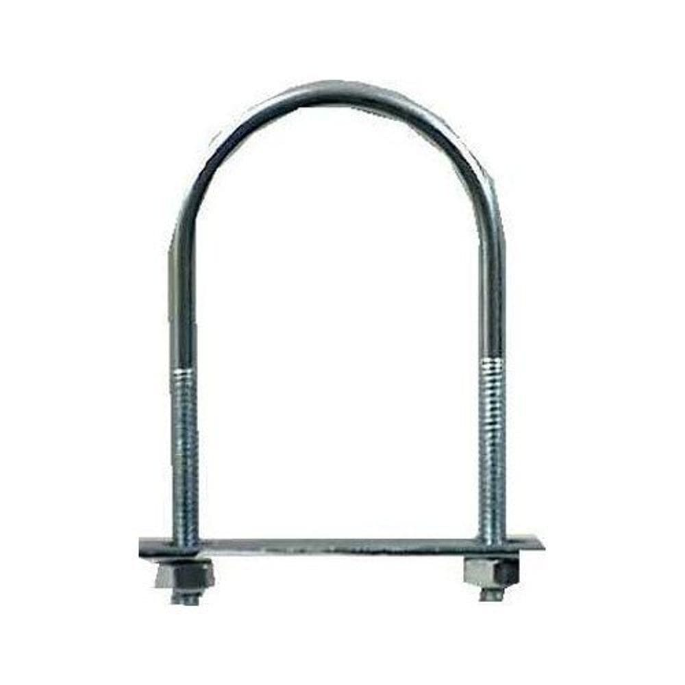 U-Bolt Hampton 1/4” x 5 cm x 9 cm de aço zincado