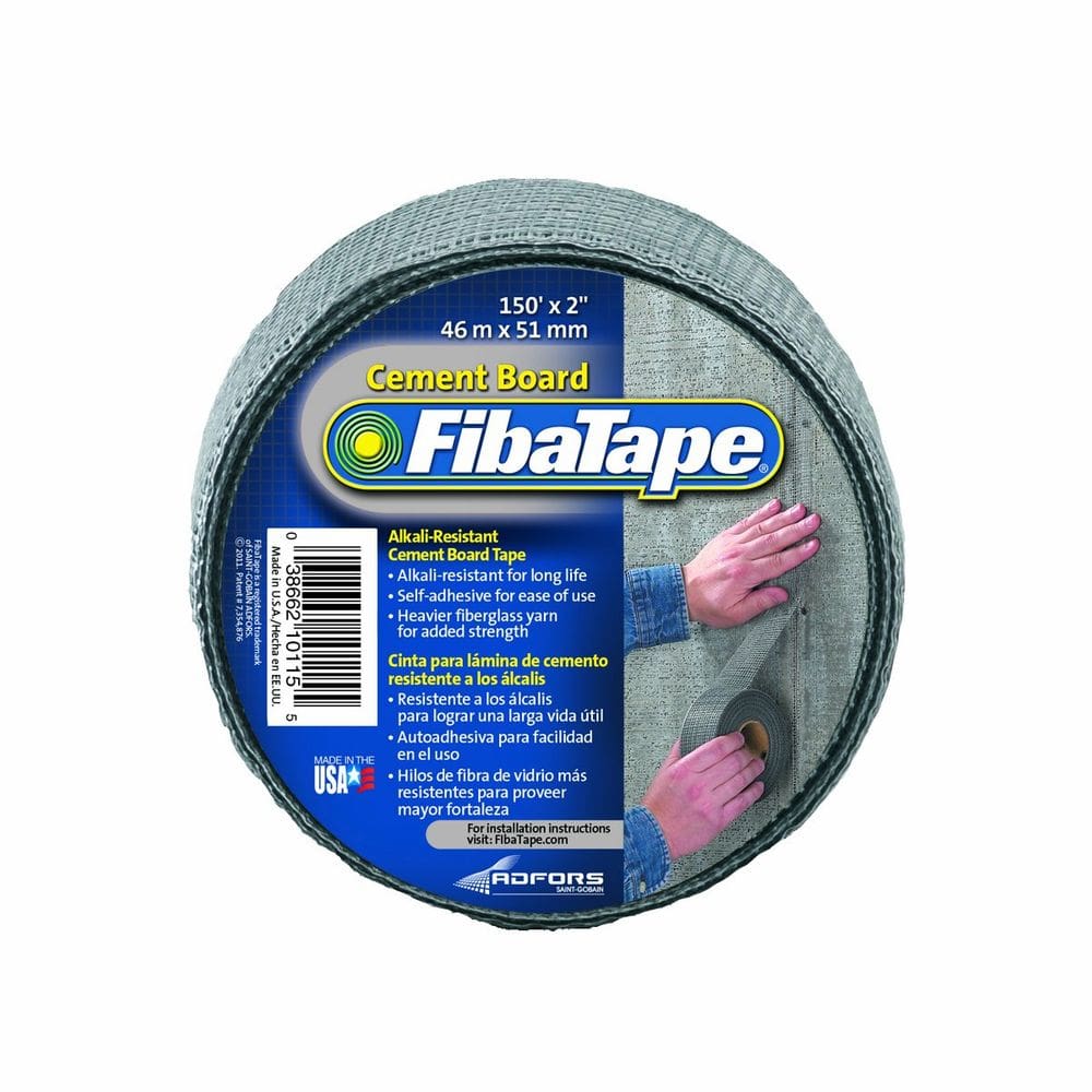 Fita de placa de cimento FibaTape FDW8436-U 5cm x 46m cinza
