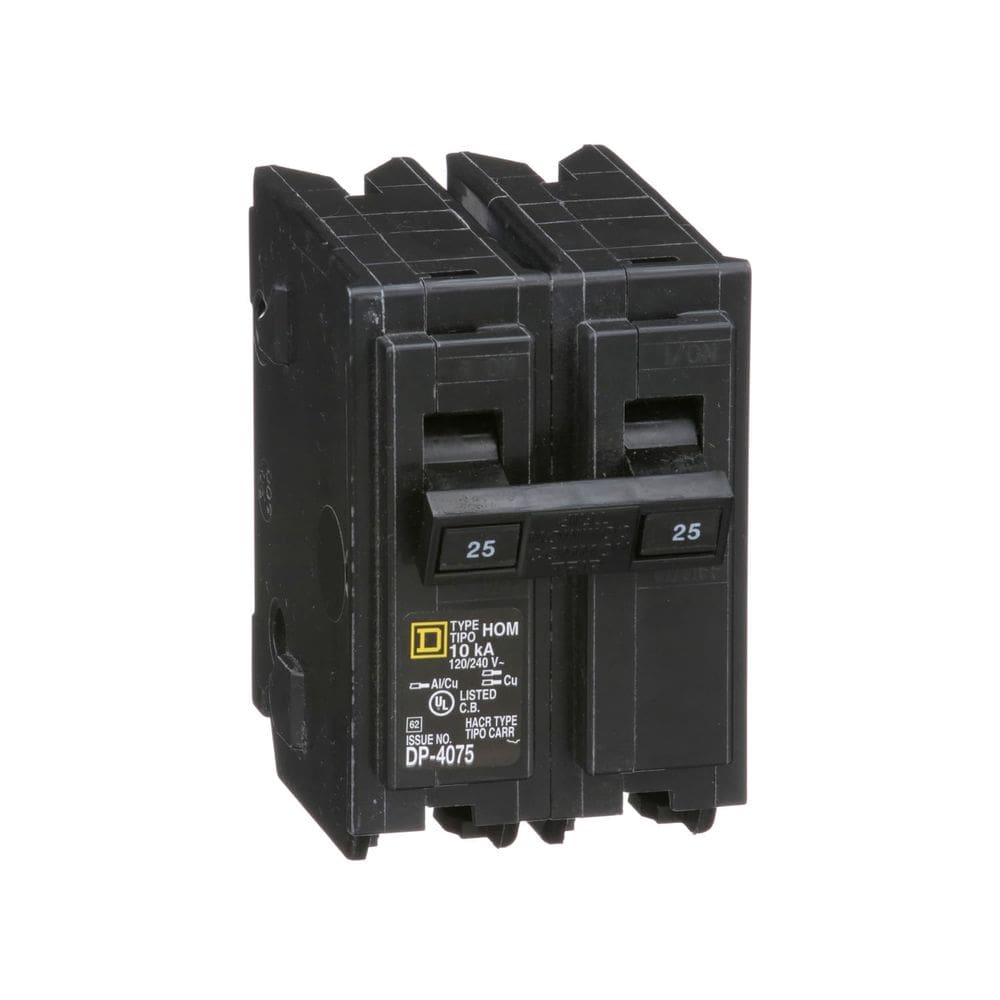 Disjuntor Square D HOM225CP 25A 2P Plug-On 240V