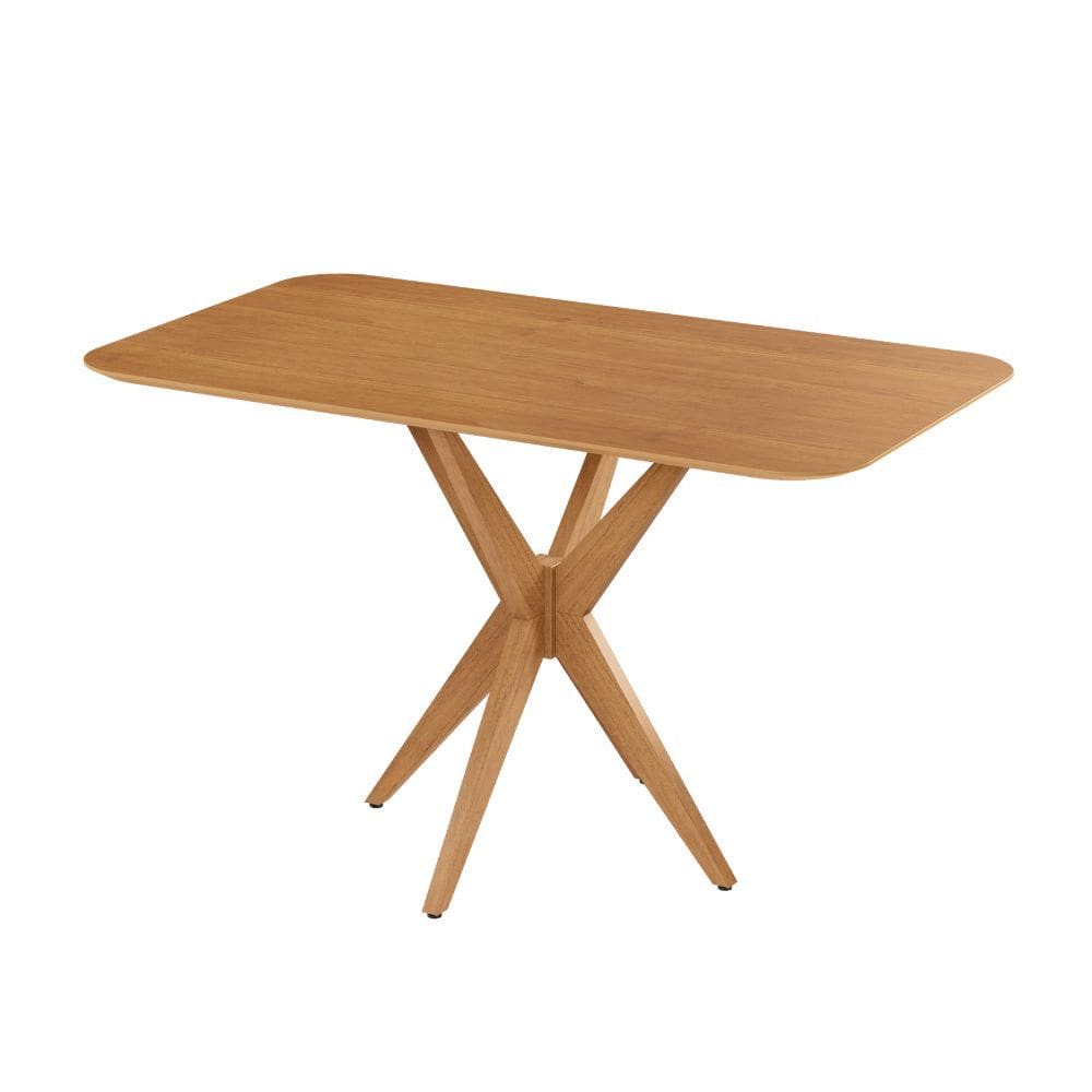 Mesa de Jantar Simpatia Tampo Retangular 120x80cm MDF JCM