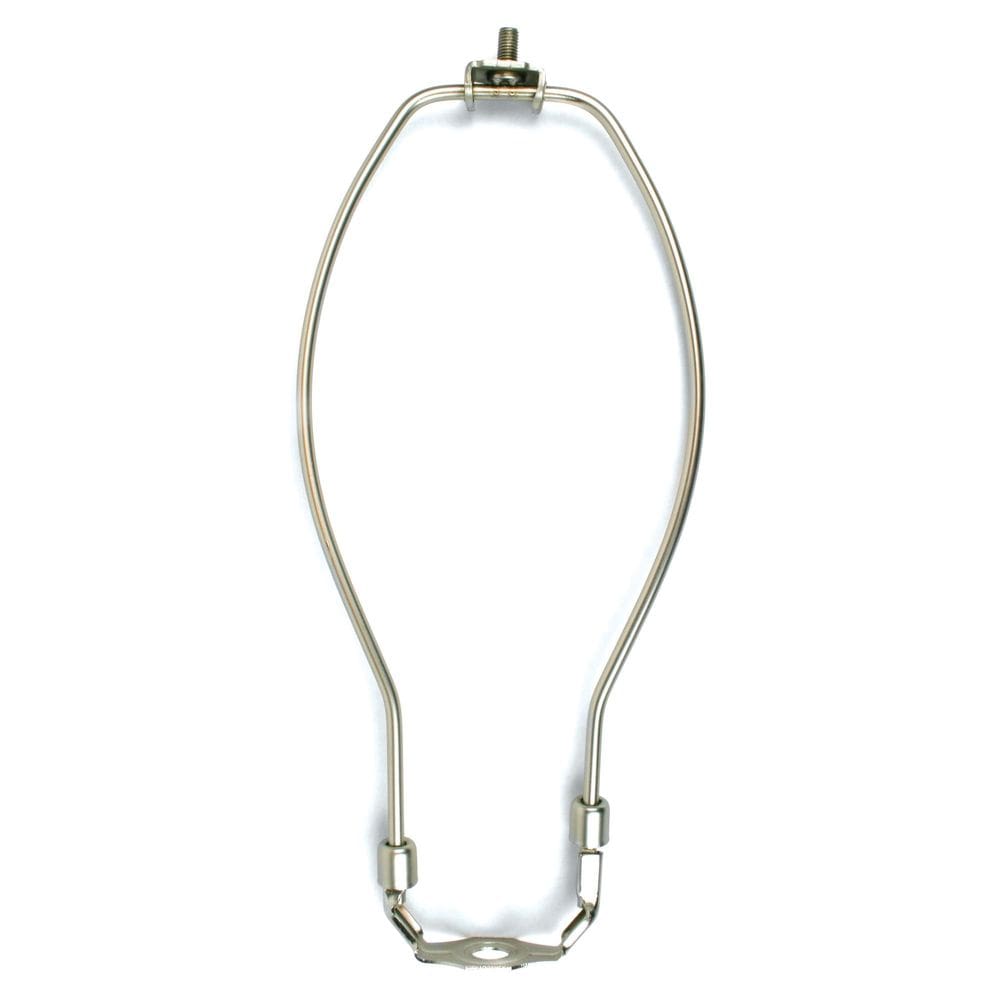 Abajur Harp Jandorf 25 cm em estanho escovado, 10”