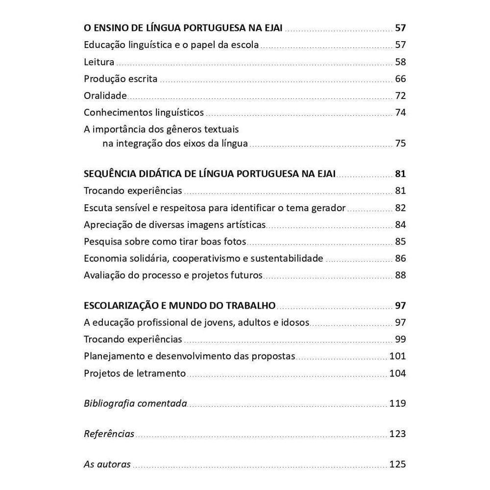Educação Linguística Para Jovens e Adultos