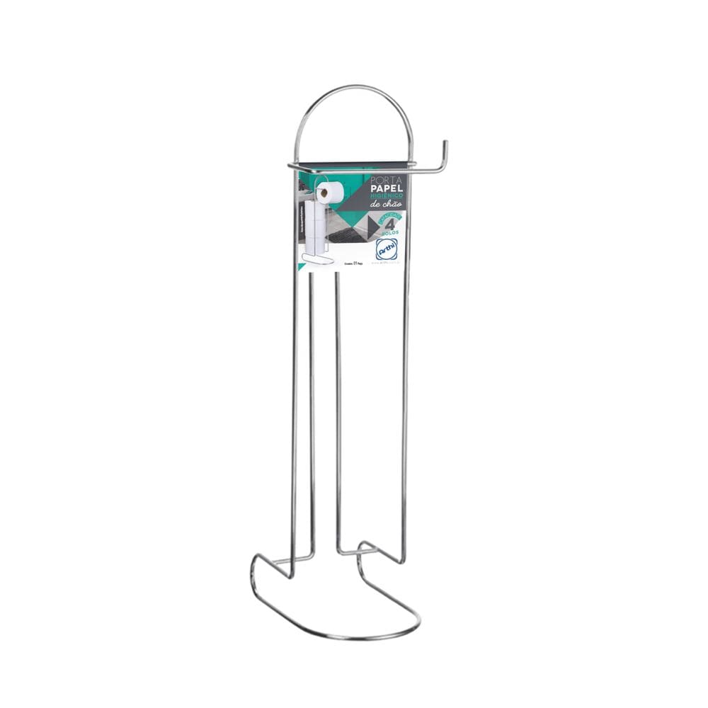 Suporte Portatil Para Papel Higienico Cromado 1134 Arthi