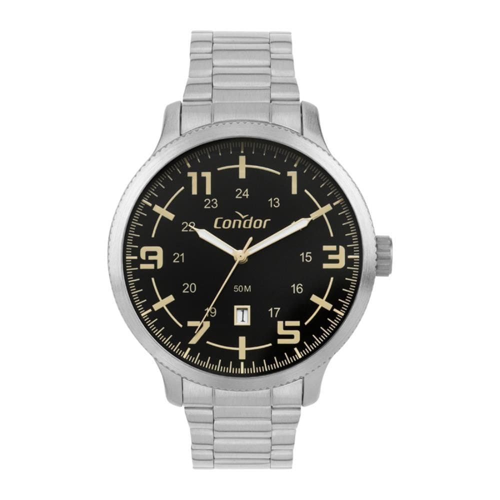 Relógio Condor Masculino Ref: Co2115Myt/4P Casual Prateado