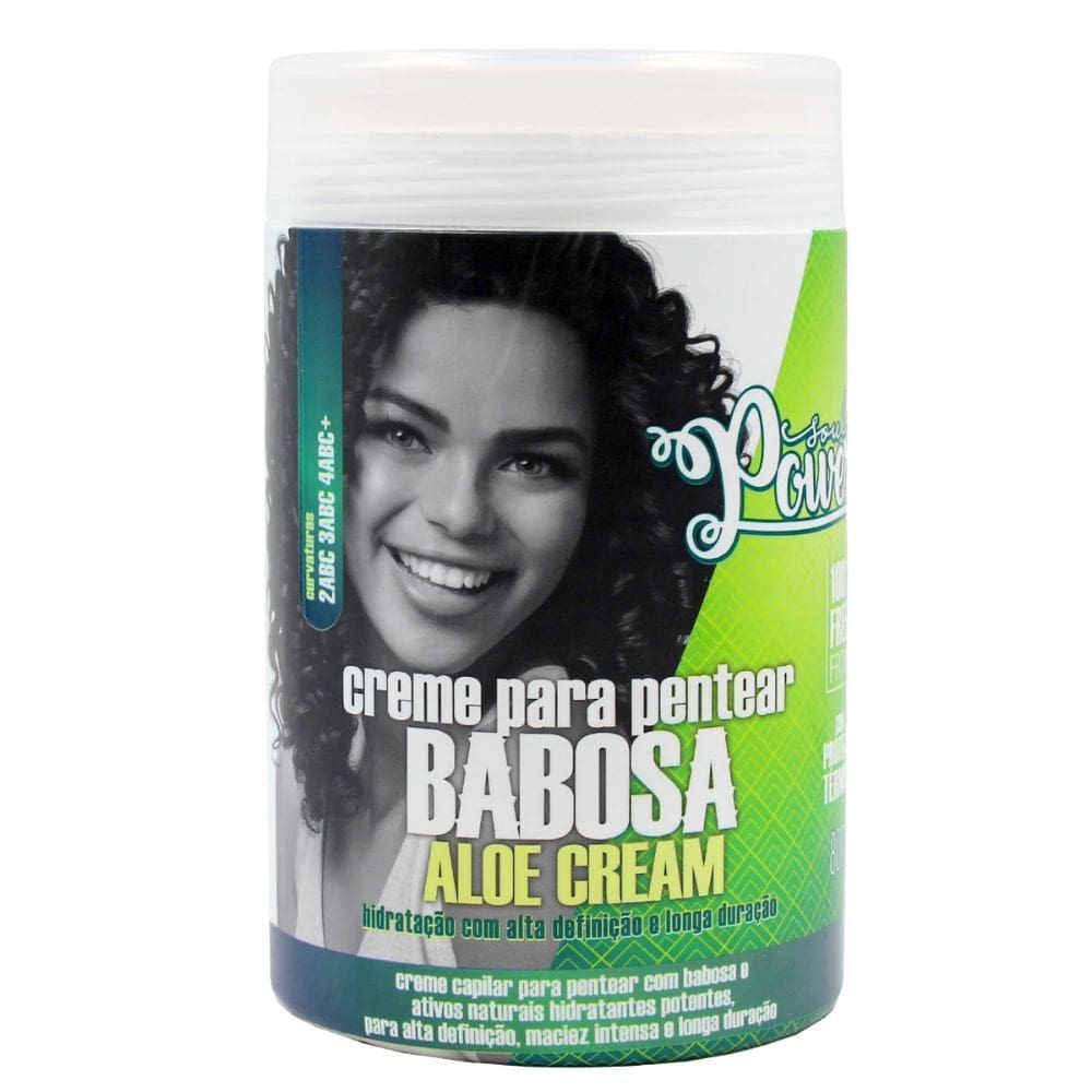 Creme Para Pentear  Babosa Aloe Cream 800g