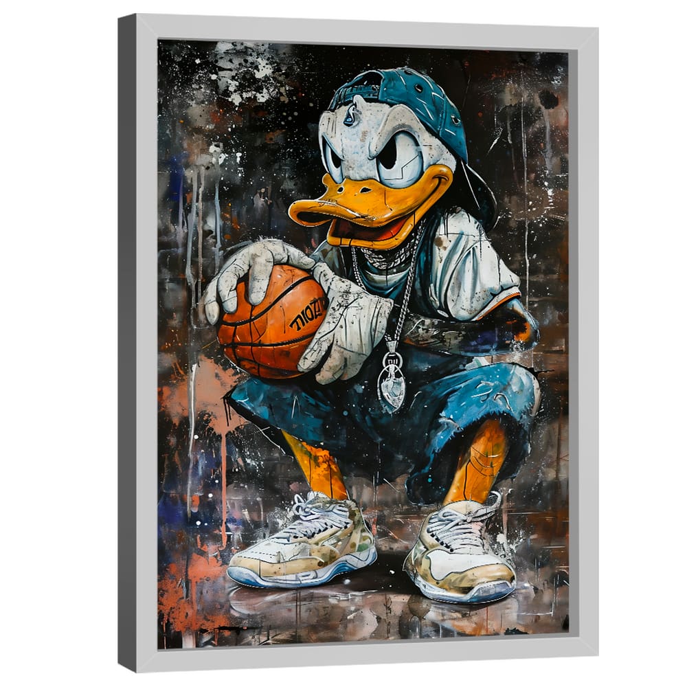 Quadro Decorativo Donald Basquete