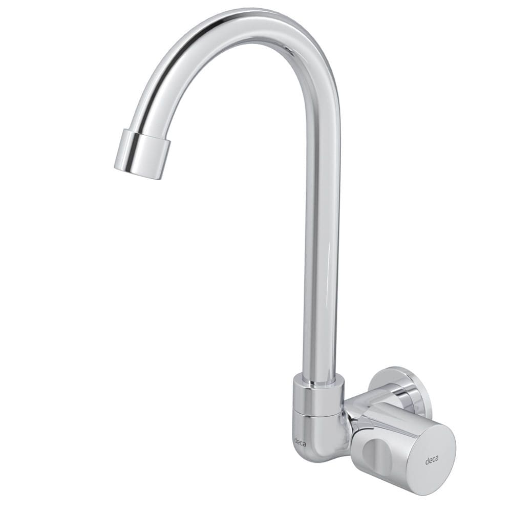 Torneira de Parede para Cozinha Bica Móvel Aspen Cromada - 1168.C35 - DECA