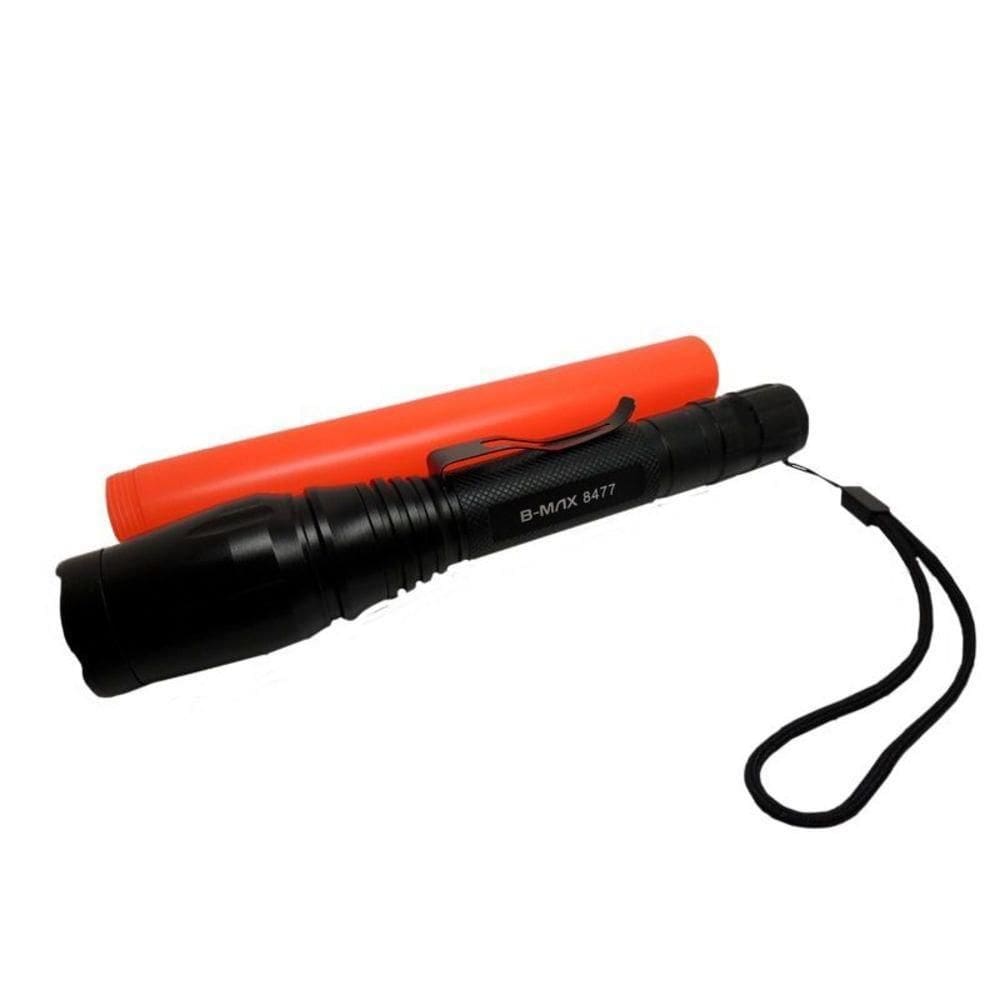 Lanterna Led de Longo Alcance T6 Ultra Forte Com 2 Baterias