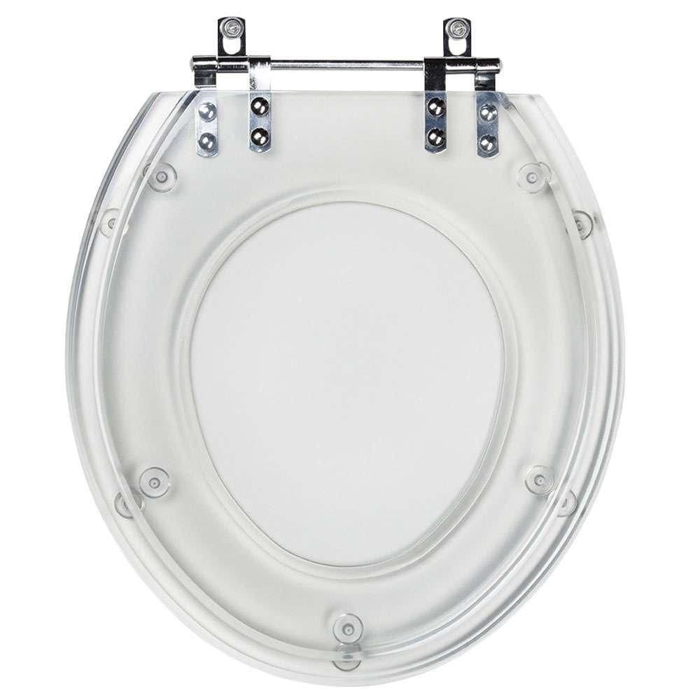 Tampa De Vaso Acrilico Transparente Colonial Para Bacia Hervy 6lpf