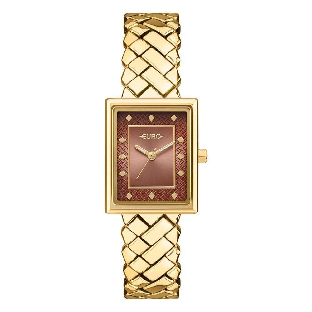 Relógio Euro Feminino Mini Lux Dourado - Eu2035yxu-4r