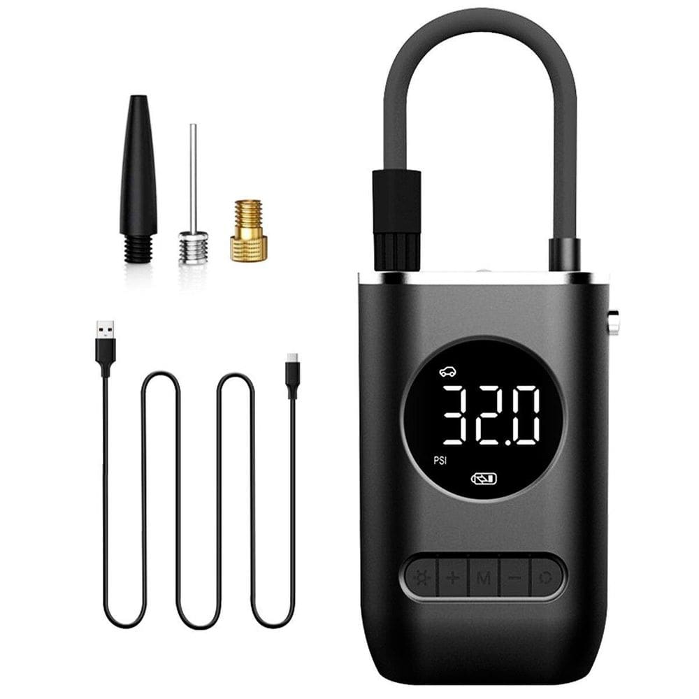 Bomba de ar compacta com lanterna - 7,4V 25L/min