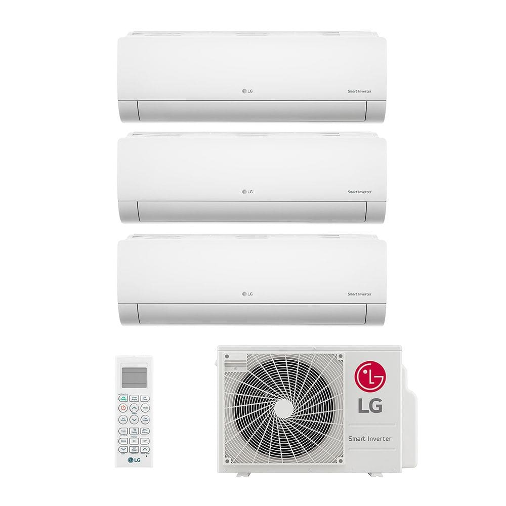 Ar Condicionado Multi Tri Split Inverter LG 21.000 BTUs (3 Evap 9.000) Quente/Frio 220V Monofásico
