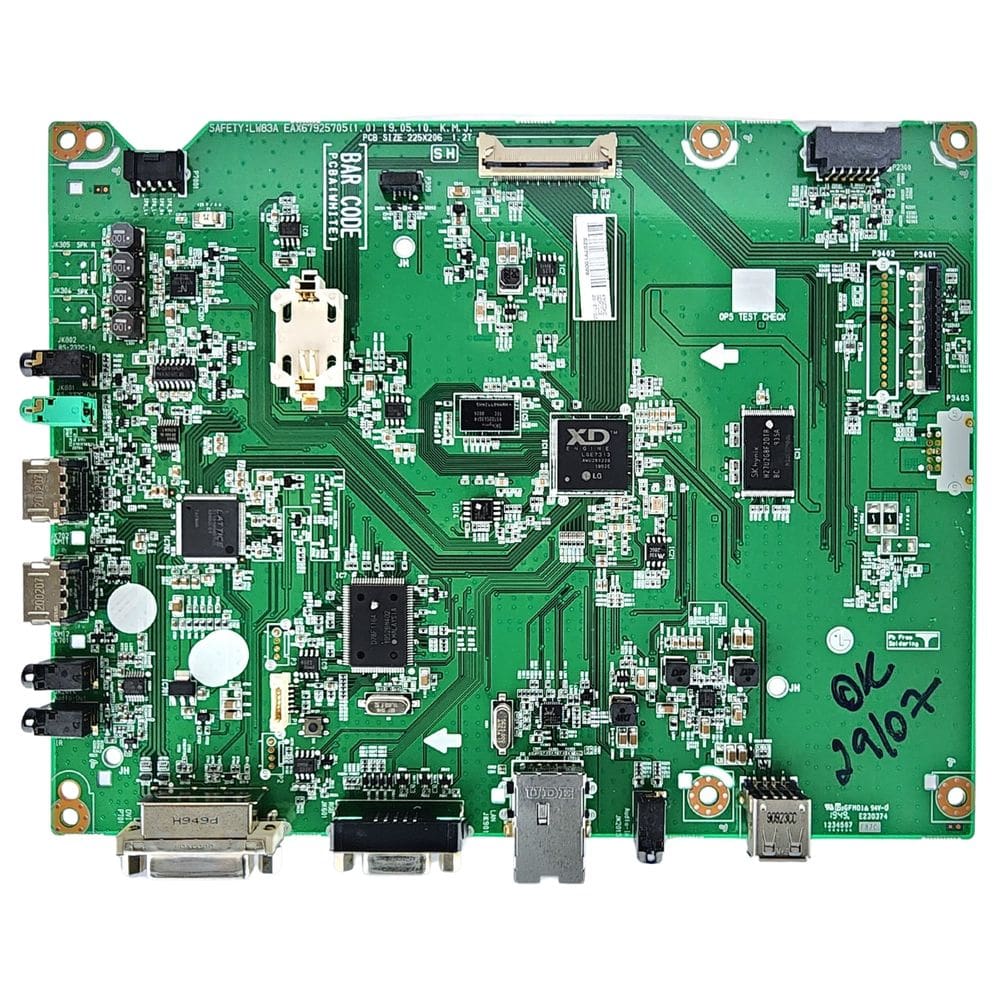 Placa Principal Monitor Digital Signage Lg Ebr85493202